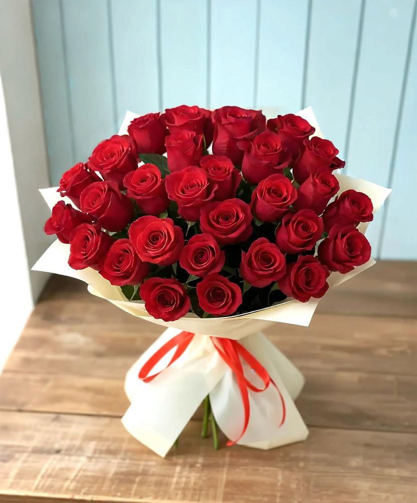 Букет 29 Красных роз в Бурибай