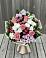 Букет цветов из: Альстромерии, Гвоздики, Розы и Хризантемы в Бурибай