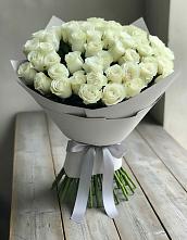 Букет 35 Белых роз в Бурибай