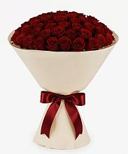 Букет 101 Бордовая роза Блэк Бакарра в Бурибай