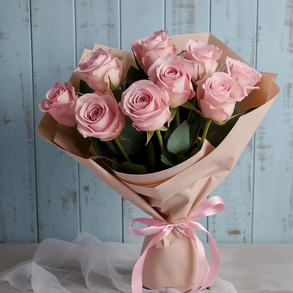 Букет цветов из: Розы в Бурибай