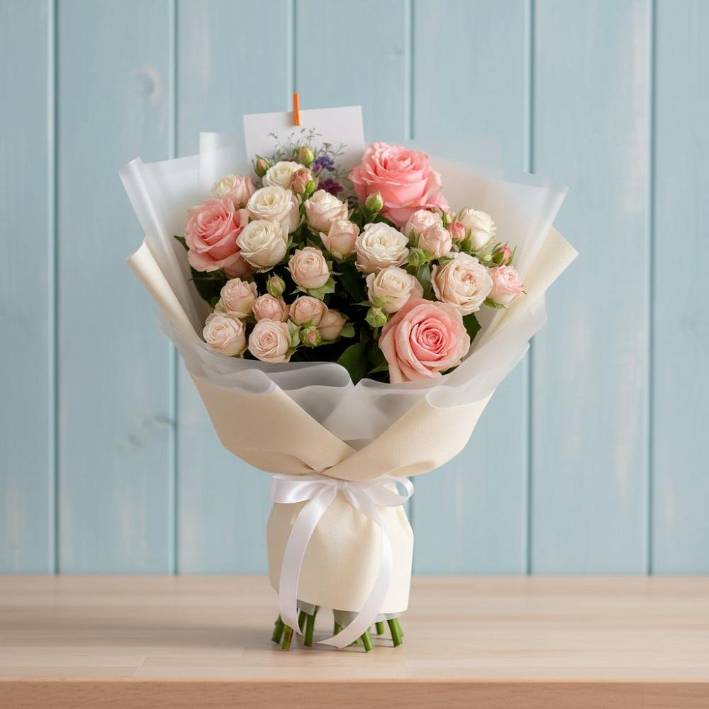 Букет цветов из: Розы в Бурибай