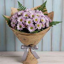 Букет цветов из:  Хризантемы #REPLACE_PRED# Бурибай