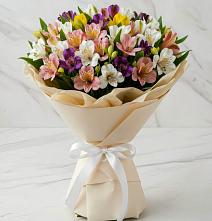 Букет цветов из:  Альстромерии #REPLACE_PRED# Бурибай