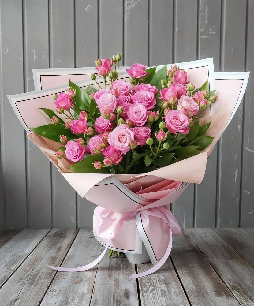 Букет Розовый кустик в Бурибай