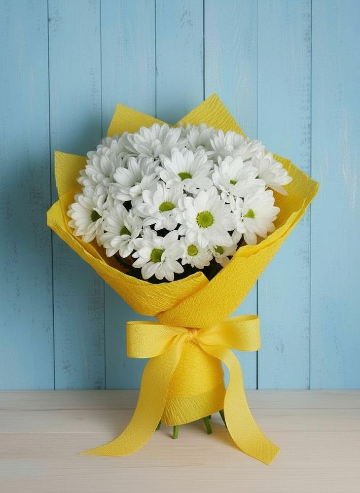 Букет цветов из: Хризантемы в Бурибай