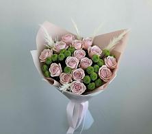 Букет цветов из:  Розы и Хризантемы в Бурибай