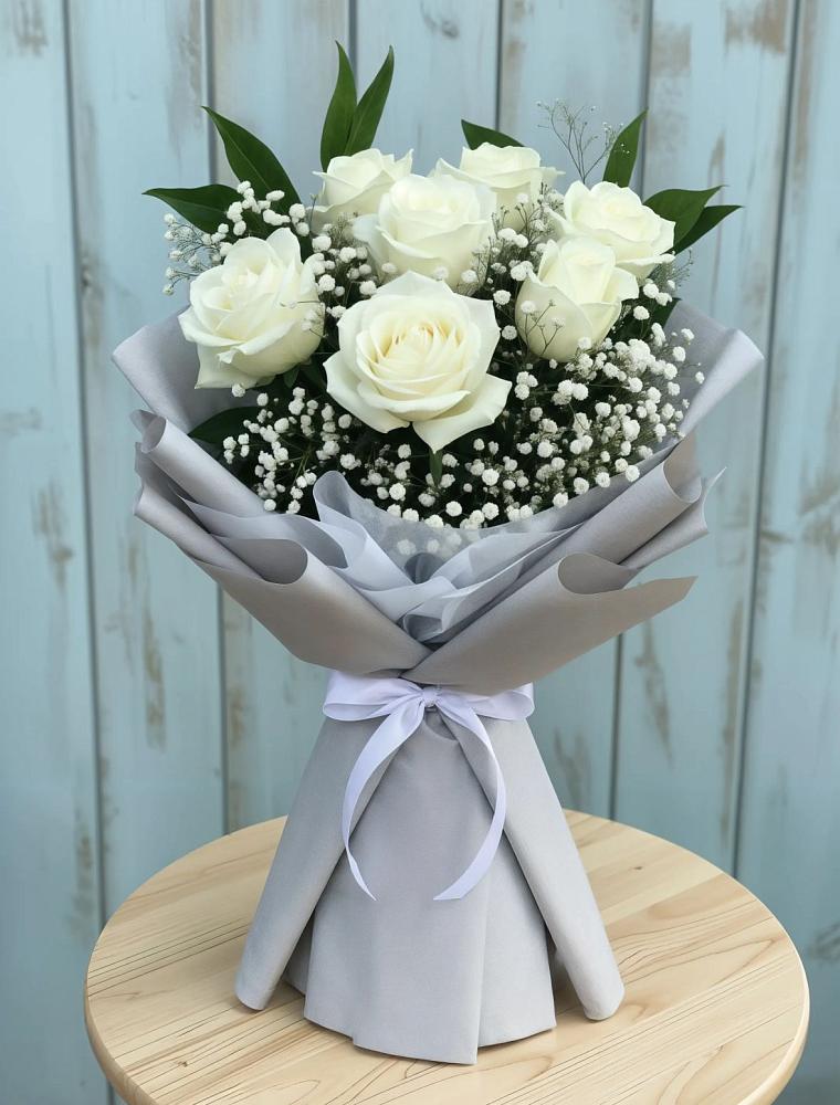 Букет цветов из: Розы в Бурибай