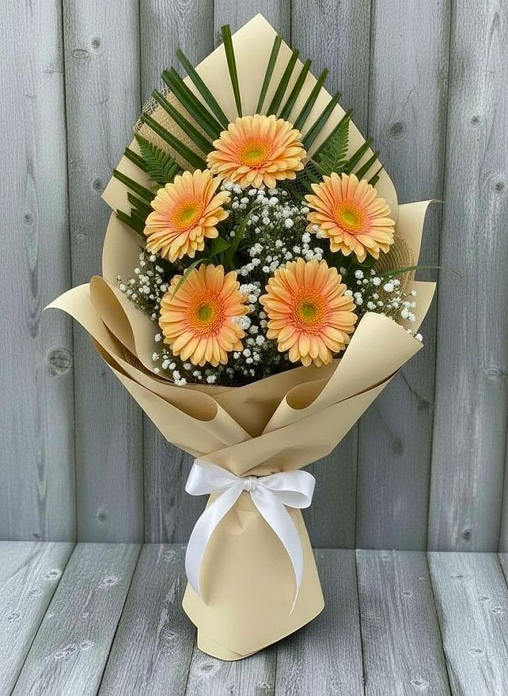 Букет цветов из: Герберы в Бурибай