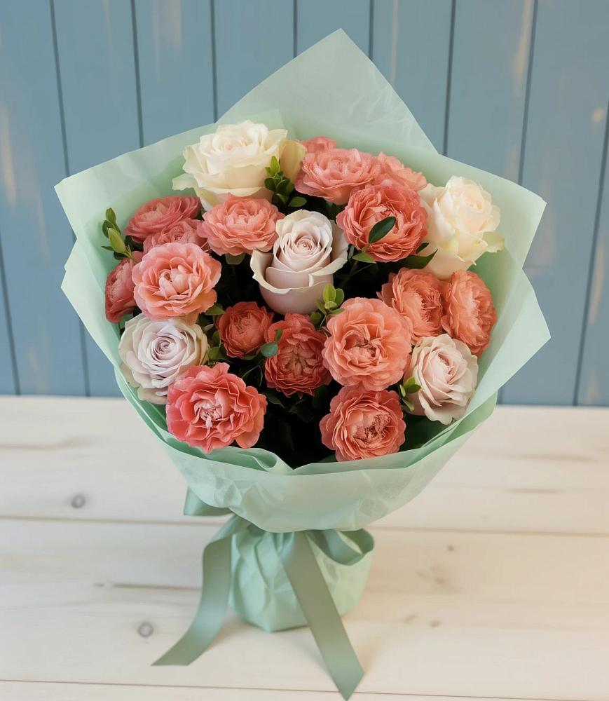 Букет цветов из: Розы в Бурибай