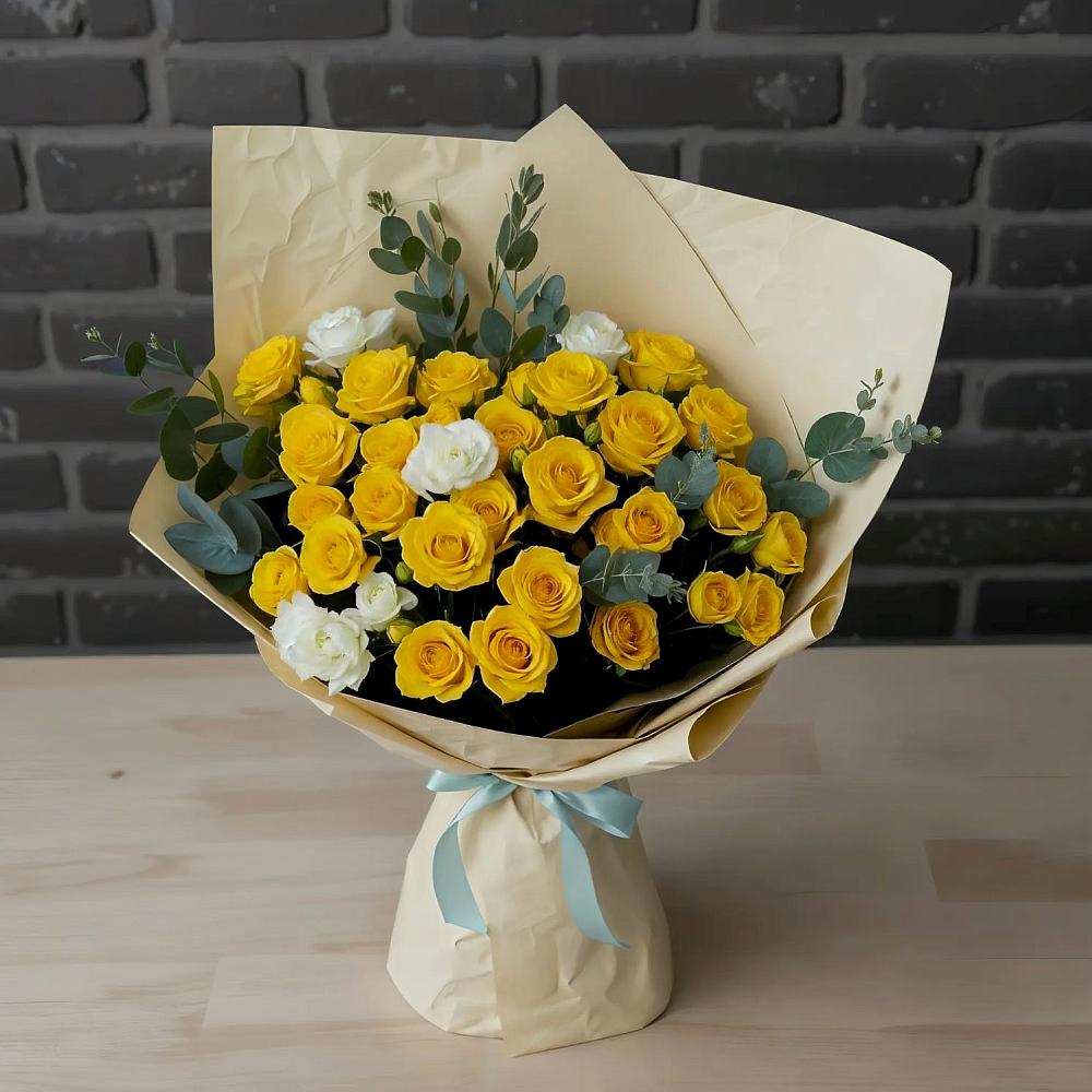 Букет цветов из: Розы в Бурибай