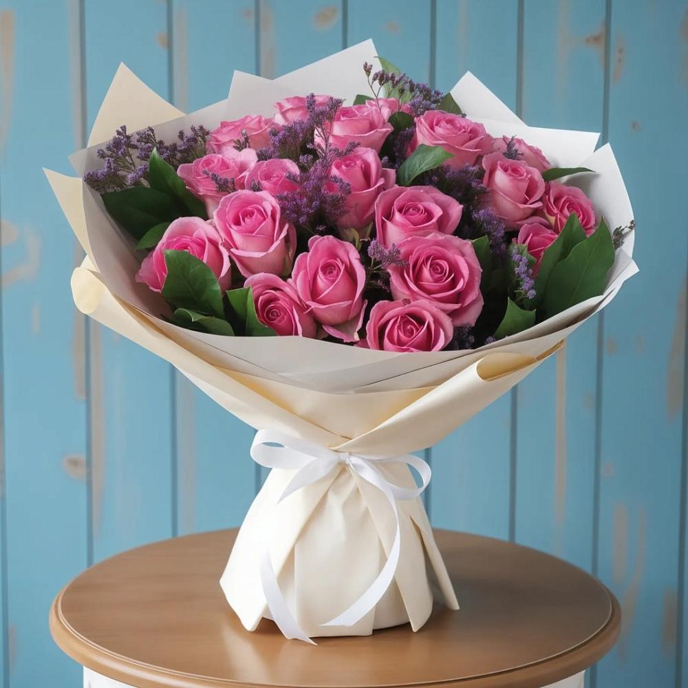 Букет цветов из: Розы в Бурибай