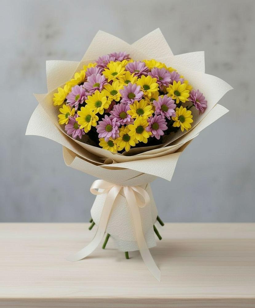 Букет цветов из: Хризантемы в Бурибай